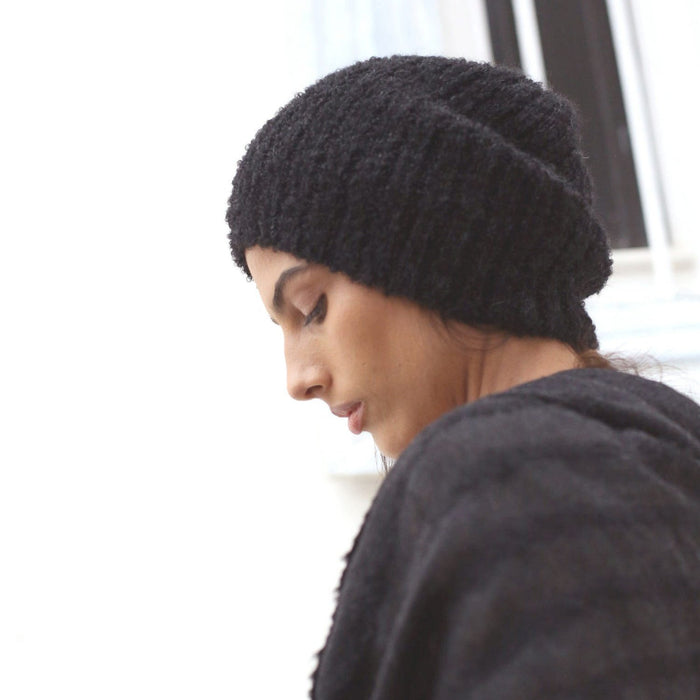 Slouchy Alpaca Wool Beanie - Ten Thousand Villages 8