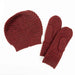 Alpaca Wool Mittens - Cherry - Default Title (6109520)