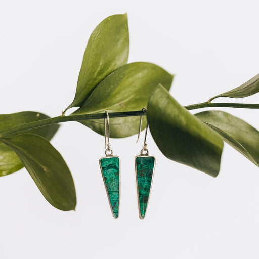 Chrysocolla Drop Earrings