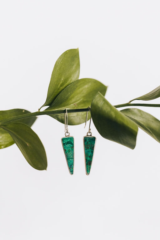 Chrysocolla Drop Earrings