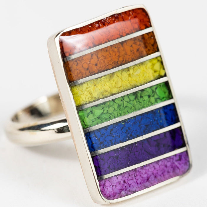 Rainbow Banner Ring - Ten Thousand Villages 3