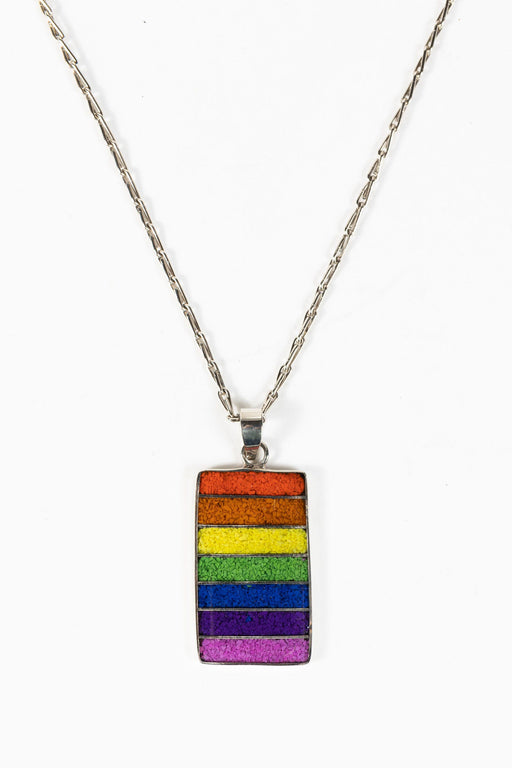 Rainbow Banner Necklace