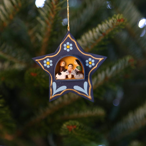 Tiny Retablo Star Ornament