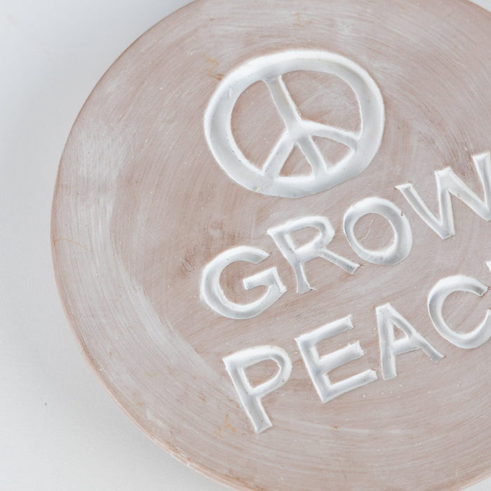 Grow Peace Garden Plaque - Ten Thousand Villages 2