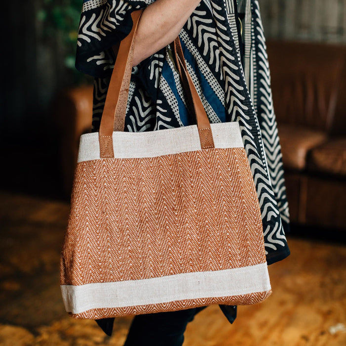 Balmy Jute & Cotton Bag - Ten Thousand Villages 1