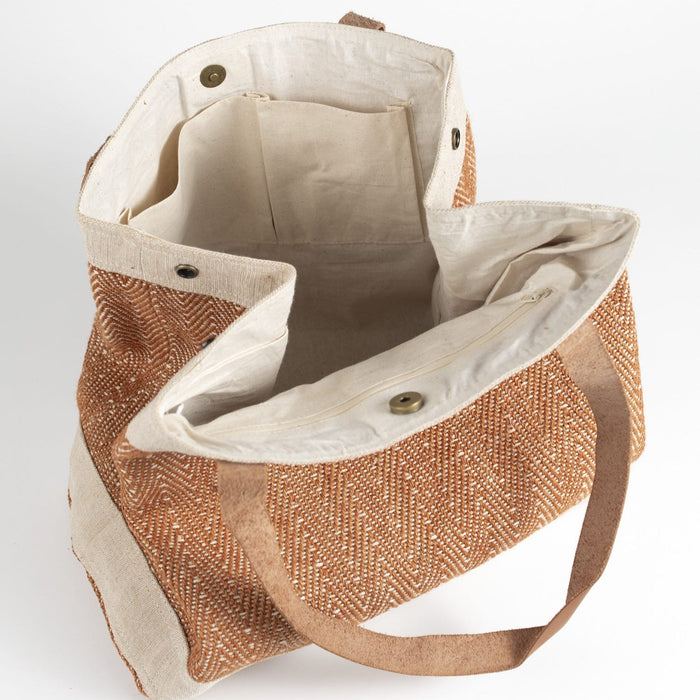 Balmy Jute & Cotton Bag - Ten Thousand Villages 5