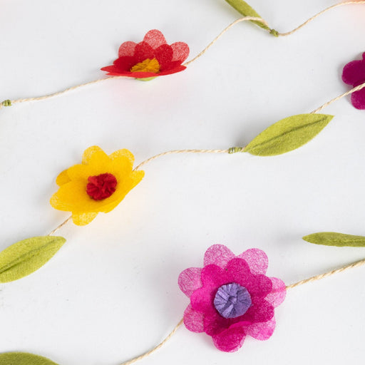 Silk Paper Flower Garland - Ten Thousand Villages