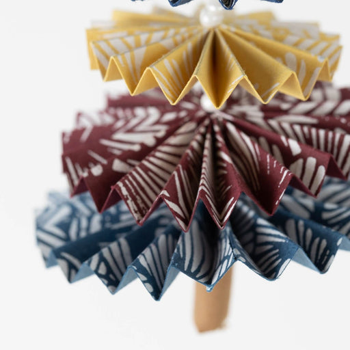 Fanfold Paper Tree Ornament - Ten Thousand Villages