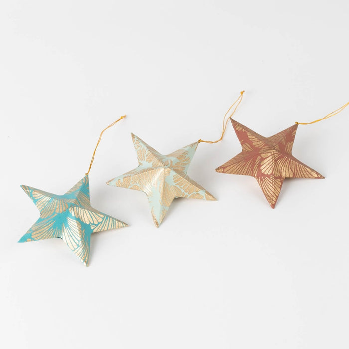 3D Star Ornament Set - Ten Thousand Villages 1