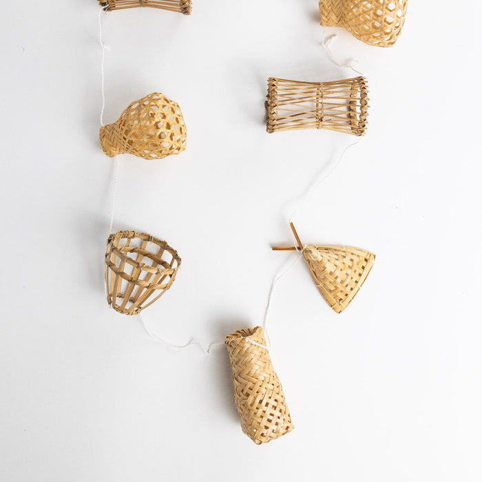 Bamboo Basket Garland - Ten Thousand Villages 2