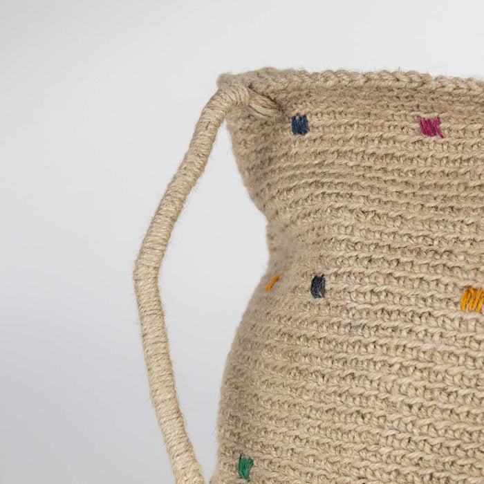 Dotted Jute Shoulder Bag - Ten Thousand Villages 3