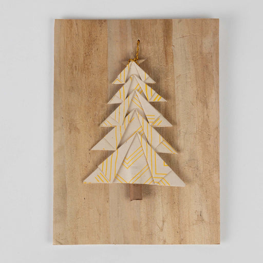 Golden Tree Ornament Card