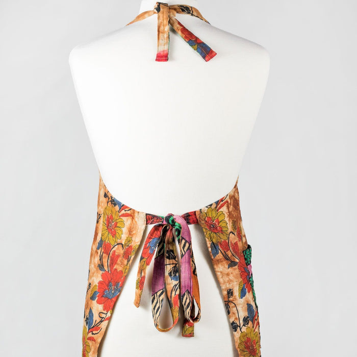 Upcycled Sari Apron - Ten Thousand Villages 4