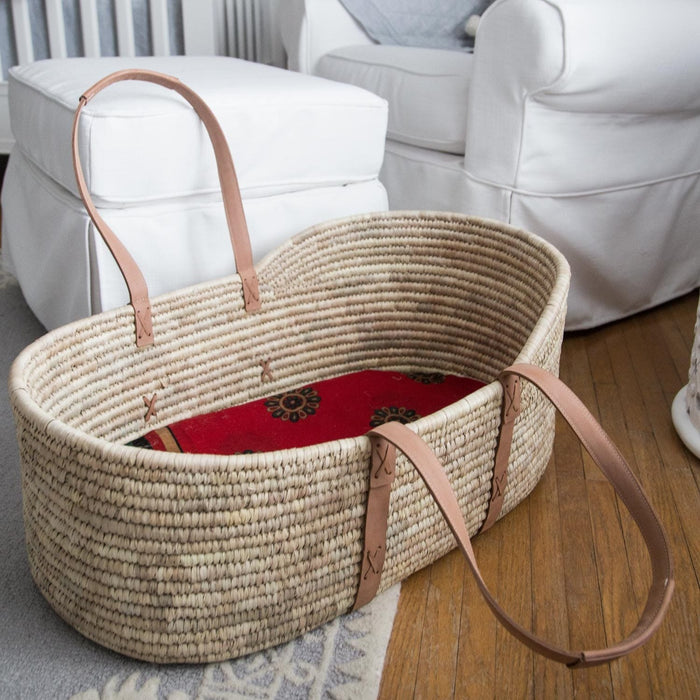 Woven Palm Leaf Moses Basket - Ten Thousand Villages 3