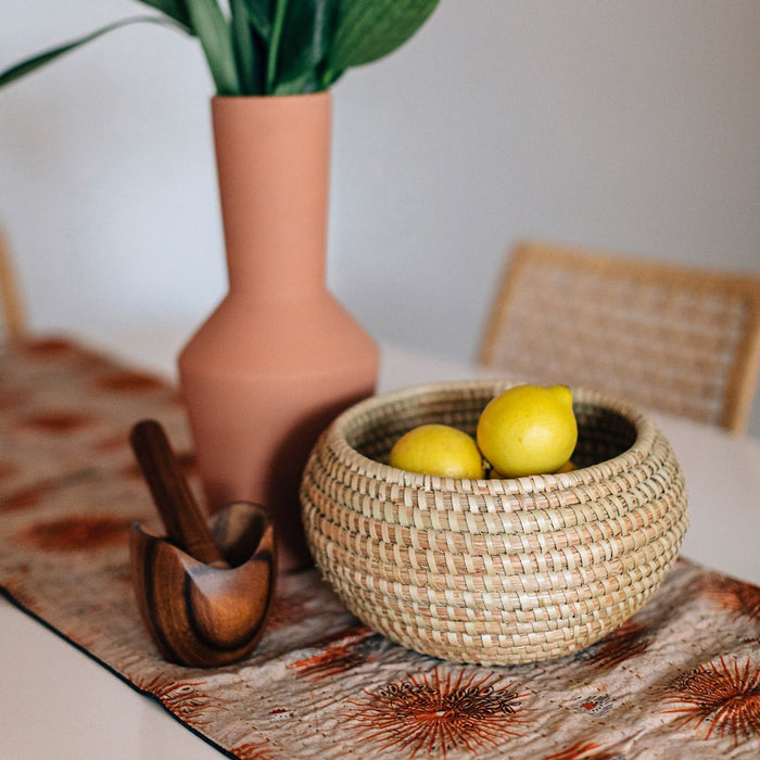 Rounded Kaisa Basket Bowl - Ten Thousand Villages 1