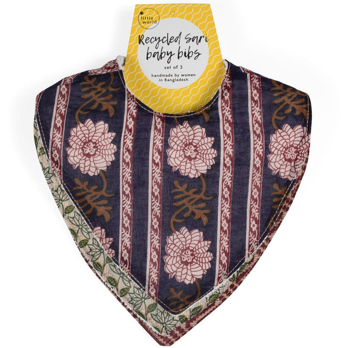 Upcycled Sari Baby Bibs - Ten Thousand Villages 6