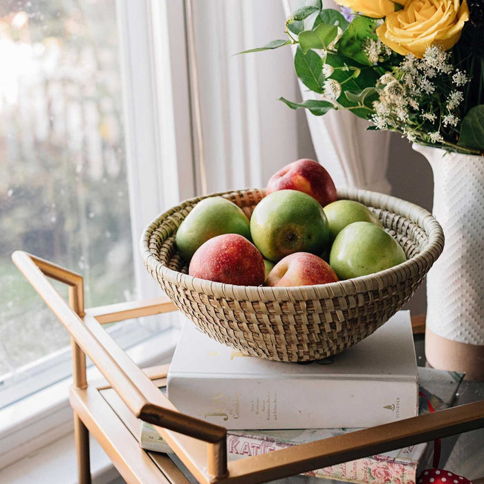 Kaisa Grass Basket Bowl - Ten Thousand Villages 7