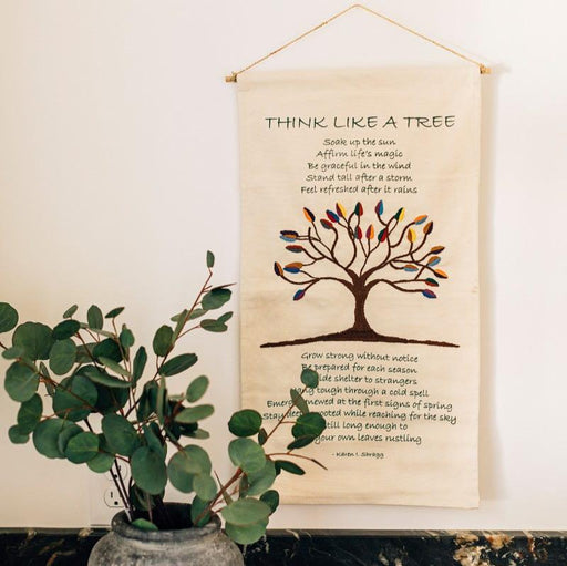 Tree Poem Wall Hanging