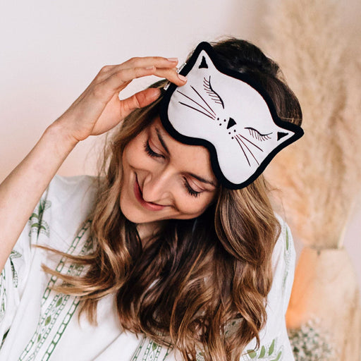 Cat Nap Velvet Sleep Mask