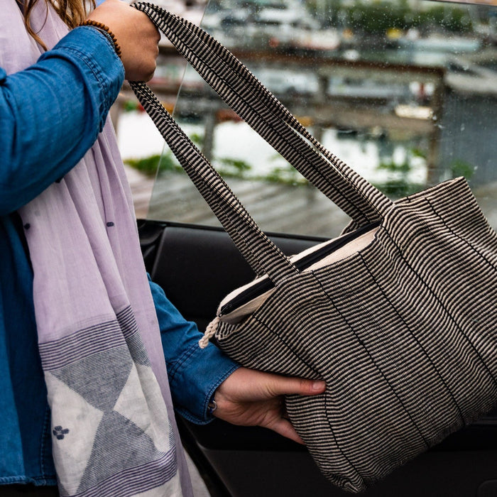 Cotton Weave Tote to Go - Ten Thousand Villages 4