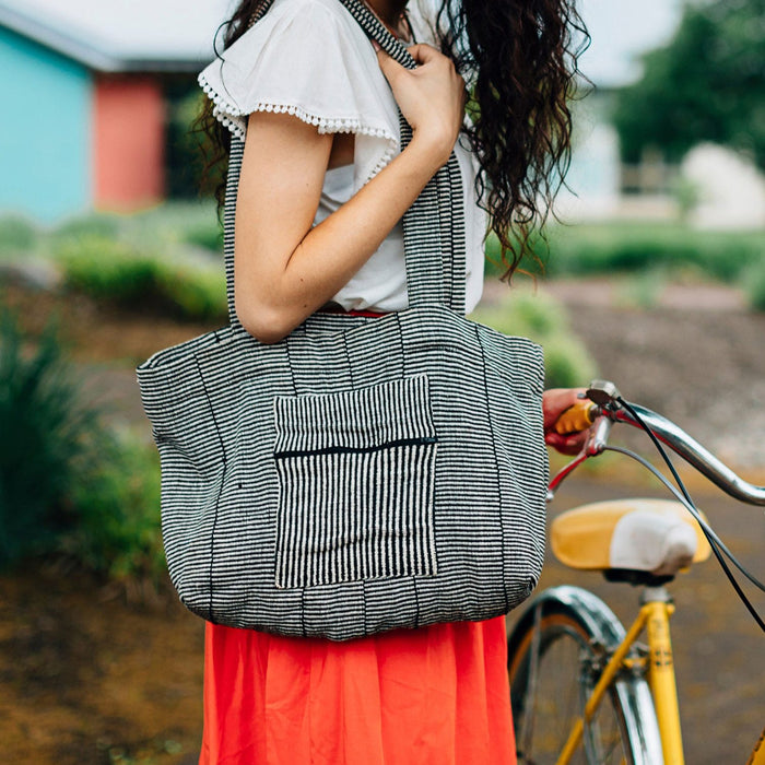 Cotton Weave Tote to Go - Ten Thousand Villages 2