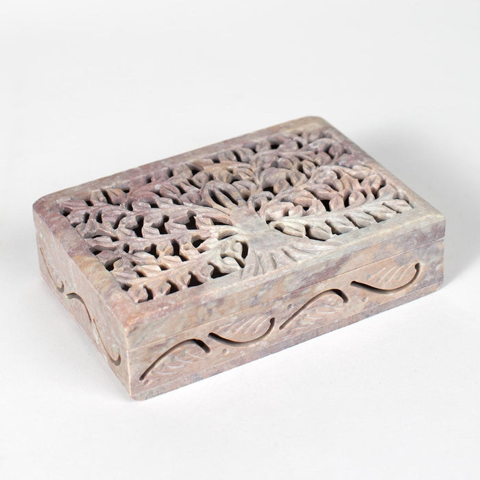 Hand-Carved Tree Box - Ten Thousand Villages 2