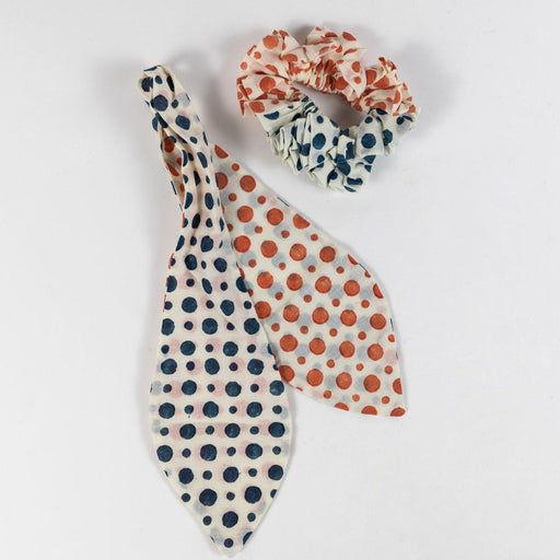 Polka Dots Bowtie Scrunchie