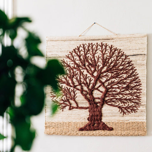 Jute Tree of Life Wall Hanging - Ten Thousand Villages