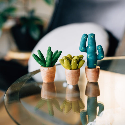 Handmade Mini Cotton Aloe Vera Plant - Ten Thousand Villages