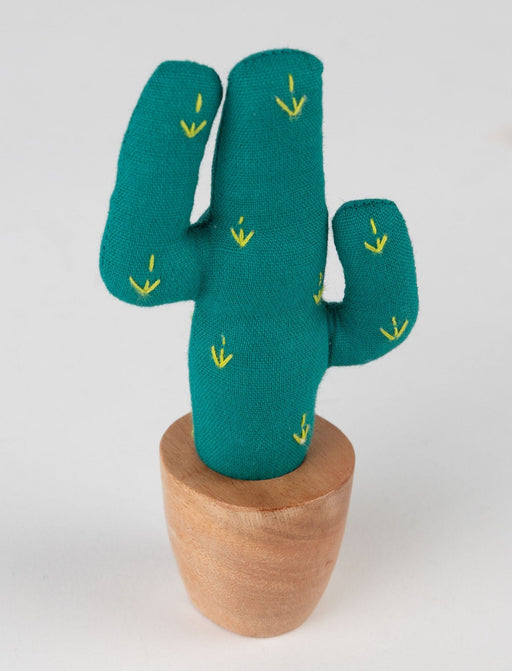 Handmade Mini Cotton Saguaro Cactus