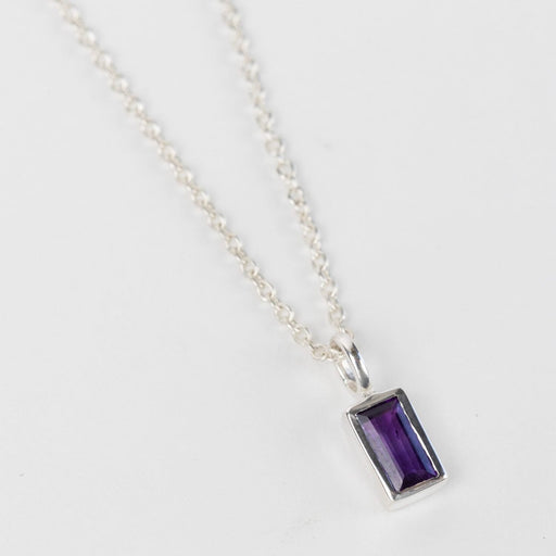 Silver Amethyst Necklace