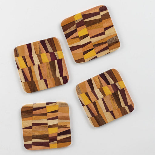 Jiyo Coasters - Set of 4 - Ten Thousand Villages