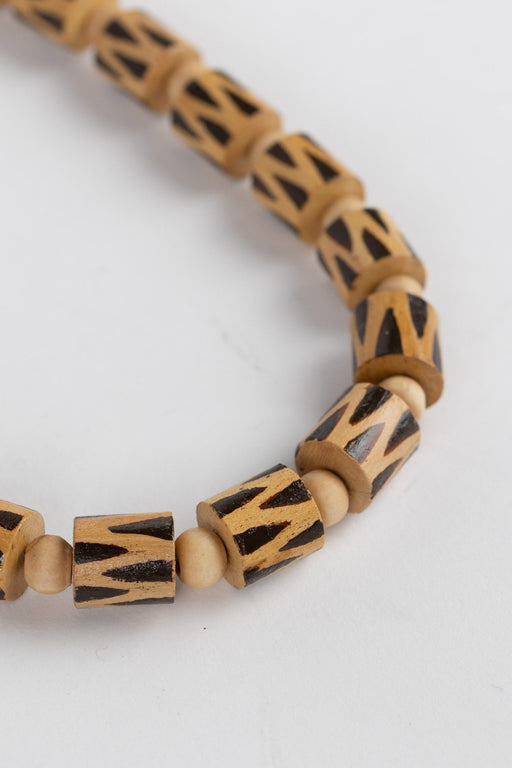 Wooden Barrel Bead Necklace - Ten Thousand Villages