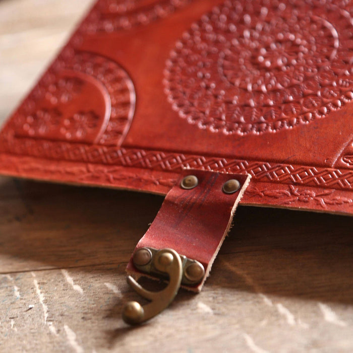 Leather Elephant Journal - Ten Thousand Villages 4