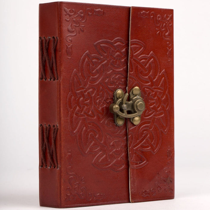 Endless Knot Leather Journal - Ten Thousand Villages 4