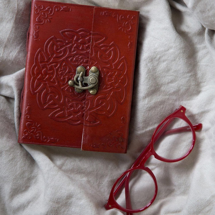 Endless Knot Leather Journal - Ten Thousand Villages 3