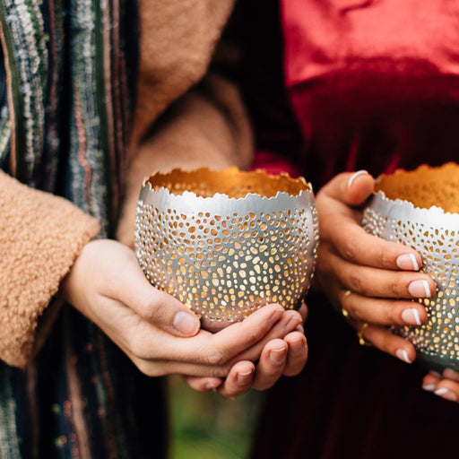 Gossamer Glow Candle Holder