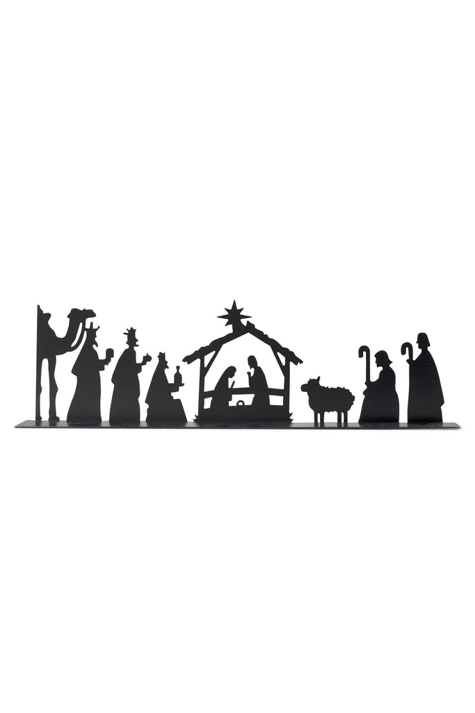 nativity scene silhouette clip art