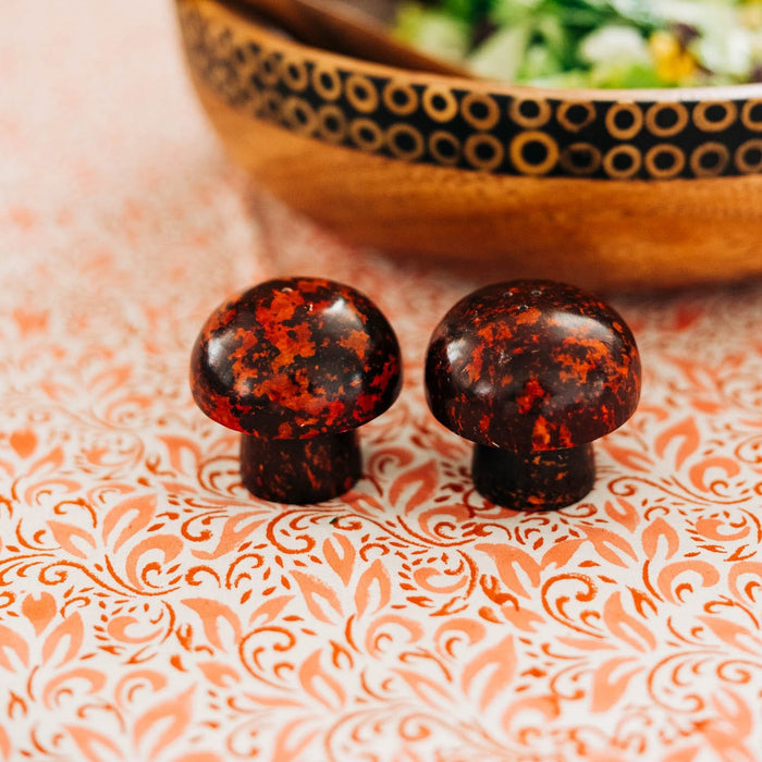 Mushroom Salt & Pepper Shakers - Ten Thousand Villages 1