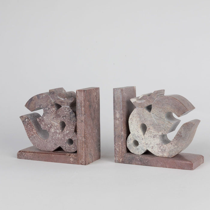 Om Symbol Bookends - Ten Thousand Villages 1