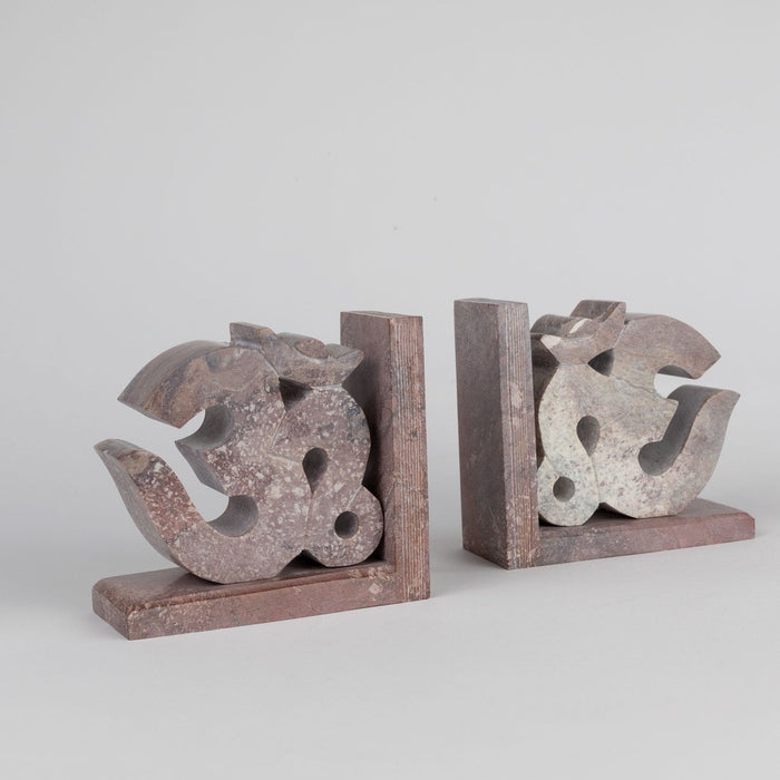 Om Symbol Bookends - Ten Thousand Villages 2