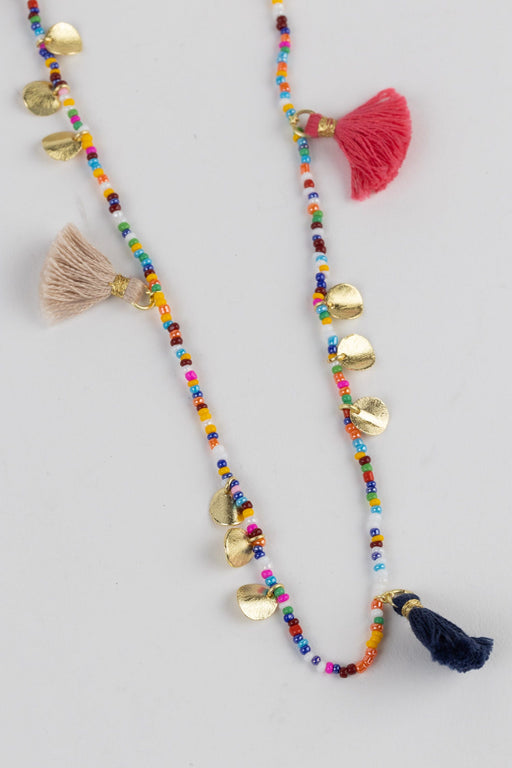 Mini Tassel Disc Necklace - Ten Thousand Villages