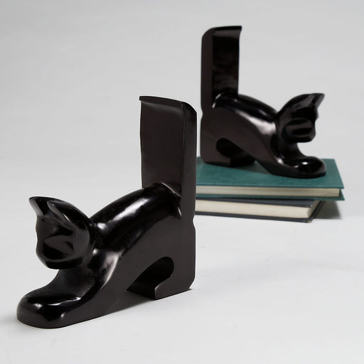 Playful Cat Bookends