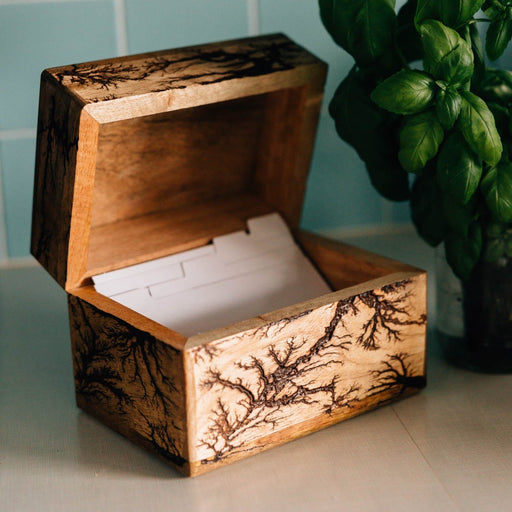 Roots Motif Recipe Box