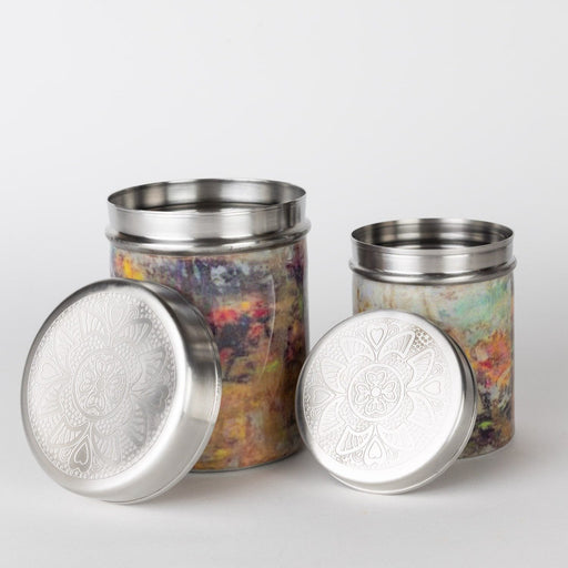 Monet Metal Storage Canister - Ten Thousand Villages