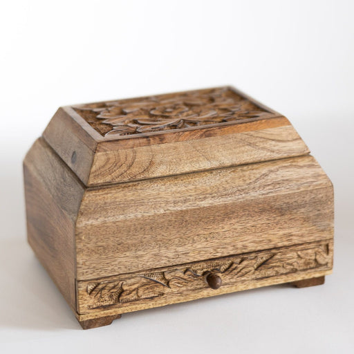 Phoolon Mango Wood Jewelry Box - Ten Thousand Villages