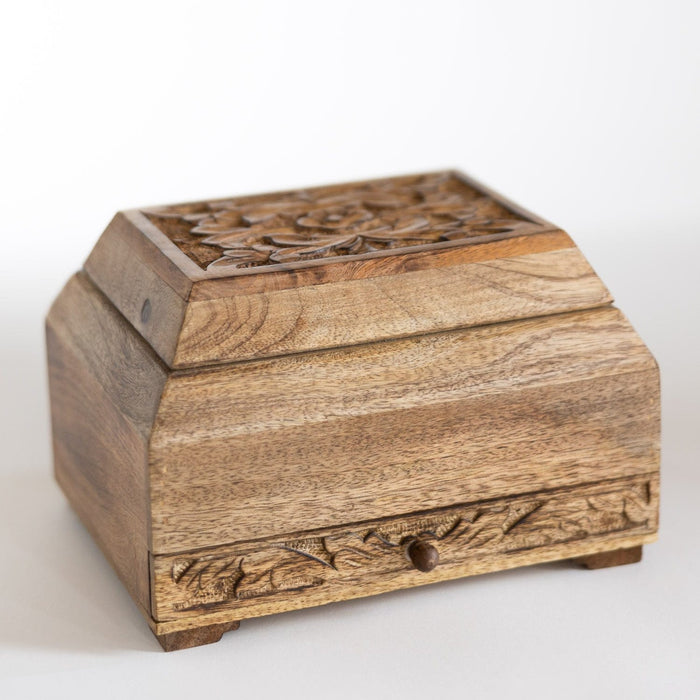 Phoolon Mango Wood Jewelry Box - Ten Thousand Villages 2