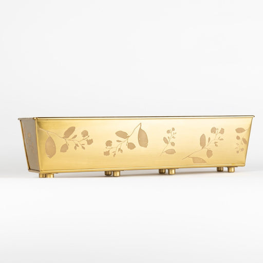 Akulu Brass Windowsill Planter