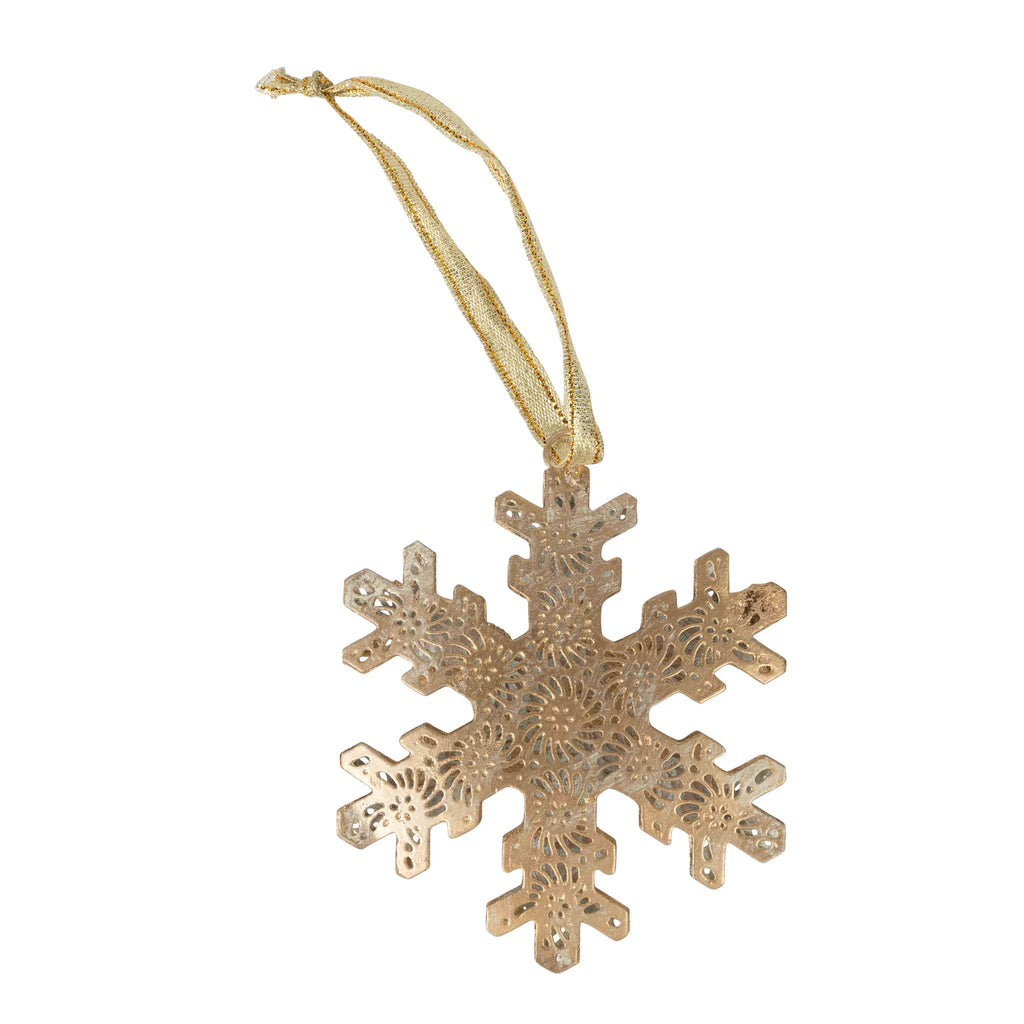 Snowflake Christmas Ornament, Fair Trade Rainbow Variety Pack