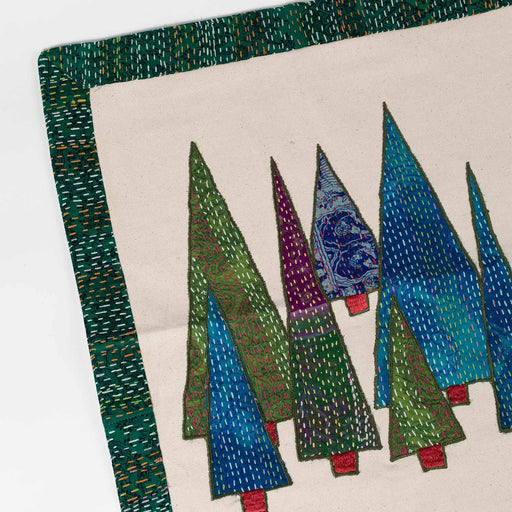 Kantha Forest Wall Hanging - Ten Thousand Villages